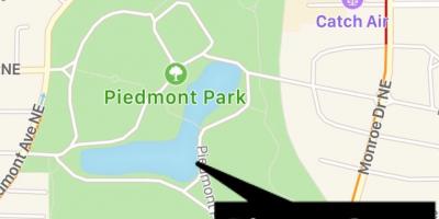 Piedmont park 지도