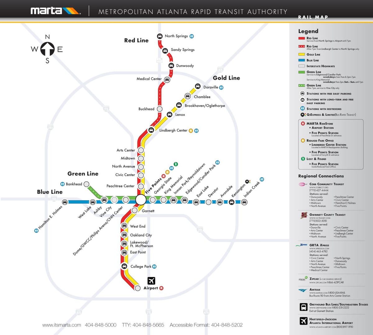 지도 MARTA