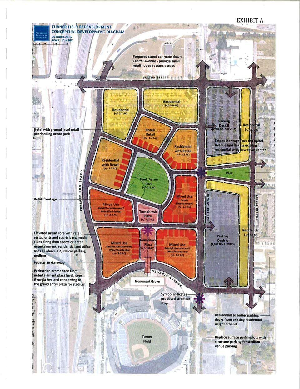 지도 turner field 주차